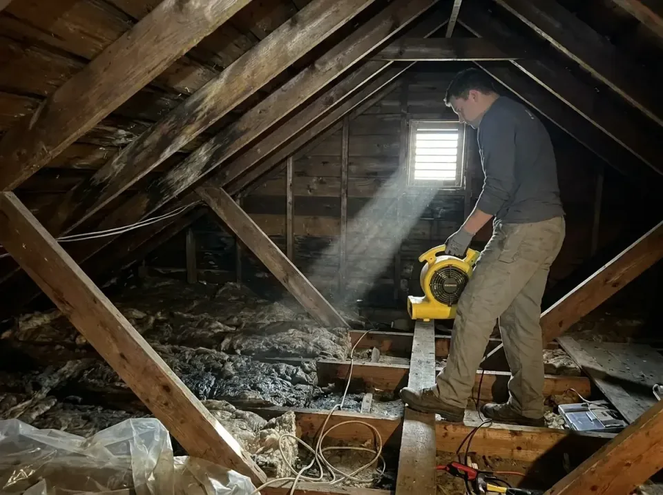 attic-water-damage-drying-proc-007 — frequently asked questions, Emergency Water Extraction & 24/7 Flood Response in Bayside…